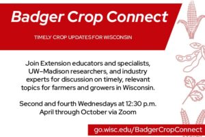 Badger Crop Connect Webinars!