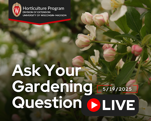 Ask Your Gardening Question: LIVE with UW-Madison plant health experts
